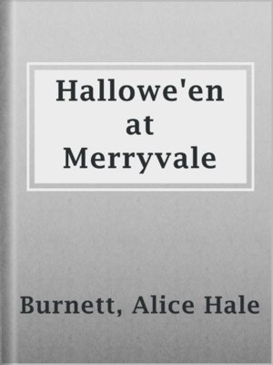 cover image of Hallowe'en at Merryvale
